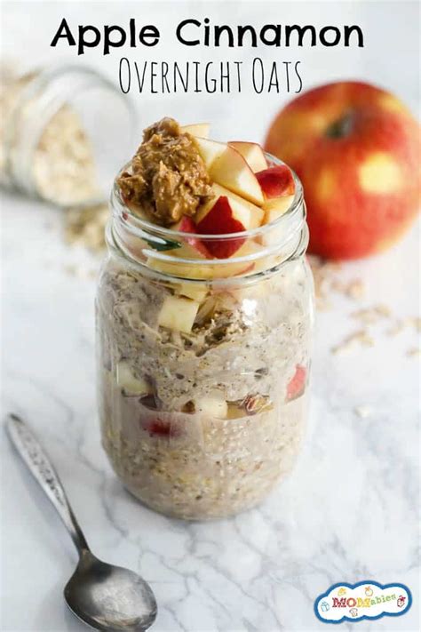 Apple Cinnamon Overnight Oats Momables Good Food Plan On It