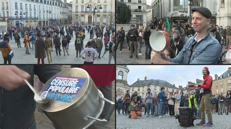 Un an après la réelection de Macron casserolade dans plusieurs villes