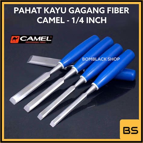 Jual Camel Pahat Kayu Inch Inchi Inci Wood Chisel Gagang Fiber