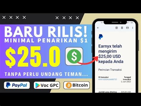 GAME BARU BELUM VIRAL GAME PENGHASIL SALDO PAYPAL KOIN BTC GRATIS