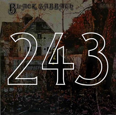 243 Black Sabbath Black Sabbath 1970 — The Rs 500