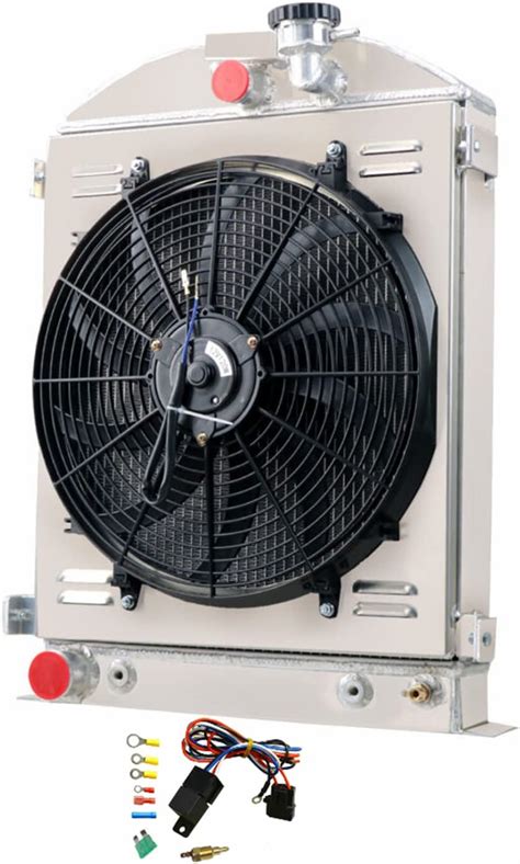 Buy Tepilauda Row Core All Aluminum Radiator Fan Shroud Compatible