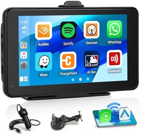 Podofo Portatile Autoradio Con Senza Fili A Pple Carplay Android Auto