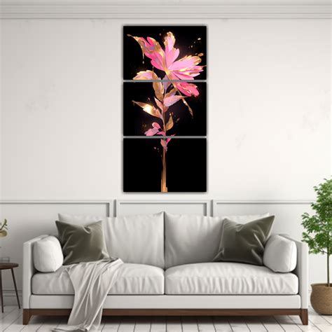 Cuadros Decorativos Gold And Pink Colors Neo Noir Atmosphere Decocuadros