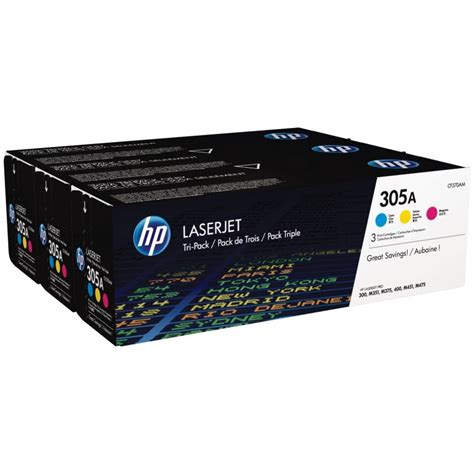 Pack De Toners Hp A Laserjet Cyan Magenta Jaune Authentiques