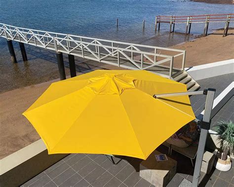 4m Octagonal Cantilever Umbrella Available in Vibrant Colours and ...