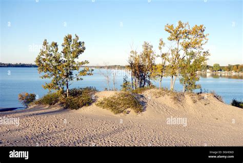 Sand dunes at the Sandbanks Provincial Park in Ontario, Canada Stock Photo - Alamy