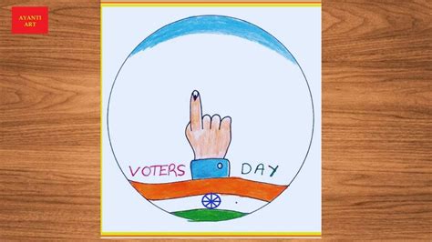 National Voters Day Drawing National Voters Day Poster Voters