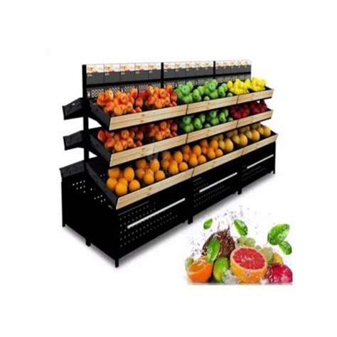 Brown Fruit And Vegetables Display Rack Stand At Best Price In Thane