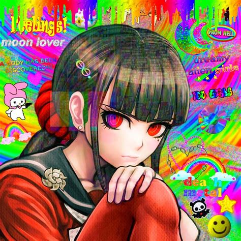 Scenecore Glitchcore Maki Harukawa From Danganronpa Glitchcore