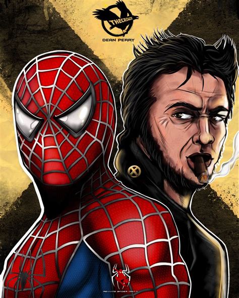 Maguires Spider Man Vs Hugh Jackmans Wolverine Spiderman Spiderman