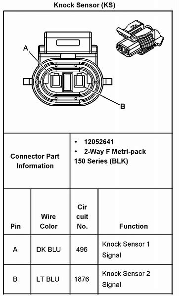 Chevy Knock Sensor Wiring Diagram