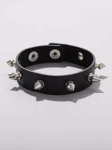 Pulsera Punk Pulsera Con Tachuelas Negro Pulsera Picos Meses Sin