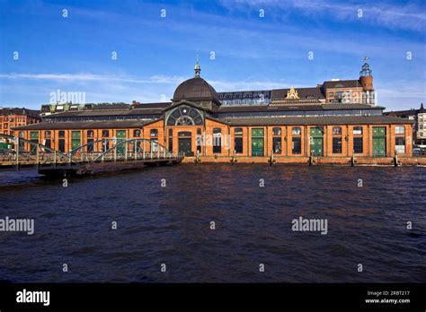 Former Fish Auction Hall Fischmarkt Altona Hamburg Germany Stock