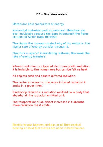 Aqa Gcse 9 1 Physics Paper 1 Complet Revision P1 P7 Teaching Resources