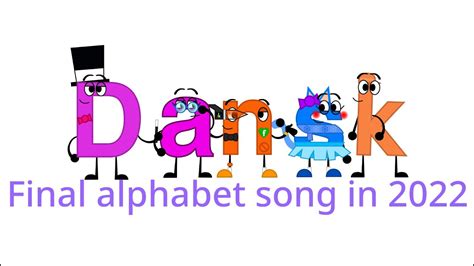 Danish Alphabet Song Youtube