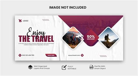 Premium Psd Psd Travel And Tourism Facebook Cover Template