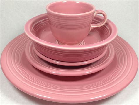 Dinner Service Sets For Sale Ebay Pink Dinnerware Fiestaware Pink Dishes