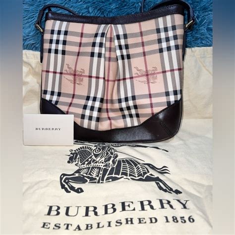 Burberry Bags Authentic Burberry Haymarket Check Crossbody Bag Poshmark