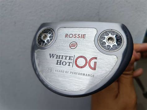 JON RAHM ODYSSEY WHITE HOT OG ROSSIE S PUTTER Sports Equipment Sports