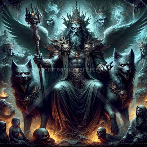 Hades Download: Digital Art, Instant Downloadable Wallpaper, Downloadable Fantasy Art, Digital ...