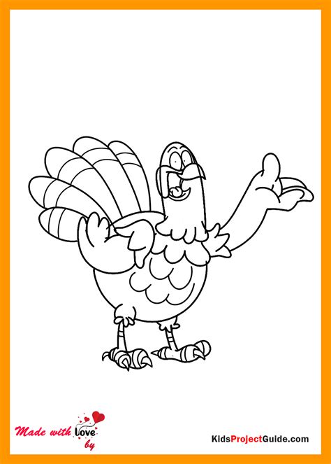 How To Draw A Cartoon Turkey: Easy Step By Step Guide