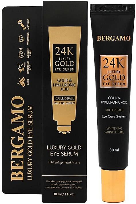 Околоочен серум с колоидно злато - Bergamo 24K Luxury Gold Eye Serum ...