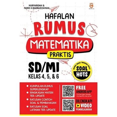 Jual Hafalan Rumus Matematika Praktis SD MI Kelas 4 5 6 Ori Baru