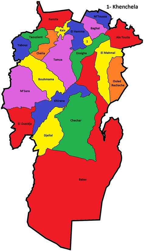 Quelles Sont Les Communes De La Wilaya De Khenchela