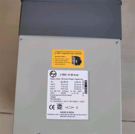 Buy Heavy Duty Box Capacitor 50 KVAr 440 VAC Online 23450