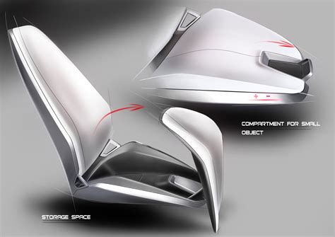 SPD - Concept Car Interior - Seat Design Sketches - Car Body Design