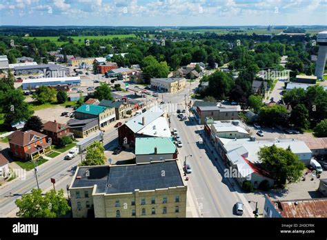 An aerial view of Tavistock, Ontario, Canada Stock Photo - Alamy