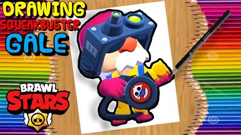 Come Disegnare Un Nuovo Brawler Skin Squeakbuster Gale Brawl Stars ...