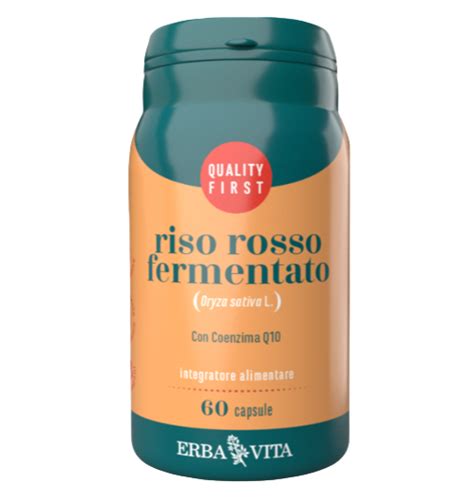 RISO ROSSO FERMENTATO 60 CAPSULE ERBAVITA