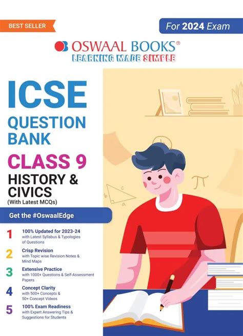 Oswaal Icse Question Bank Class 9 History And Civics Book For 2023 24