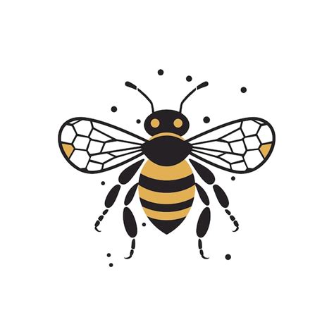 Premium Vector Bee Vector Illustration In Flat Style Usable As Logo