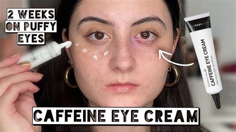 TESTING THE INKEY LIST CAFFEINE EYE CREAM FOR EYE PUFFINESS FOR 2 WEEKS