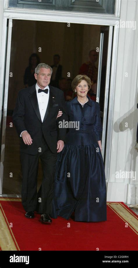 President George Bush and First Lady Laura Bush The White House is ...