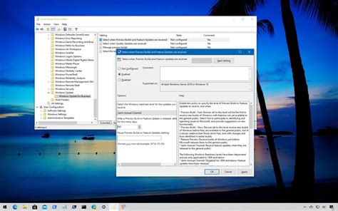 How To Defer Feature Updates Using Group Policy On Windows 10