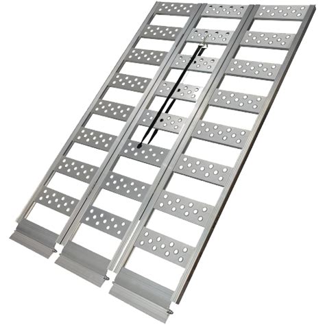 Reese 1127220 Tri Fold Aluminum Utility Ramp 45 Inch X 69 Inch