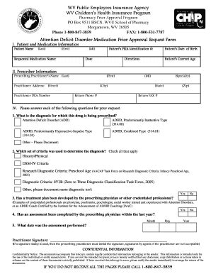 Wv Peia Prior Authorization Form Fill Online Printable Fillable