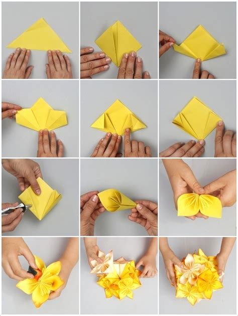 Origami Revealed Flower Diagrams Flowers Origami Iris Flowe