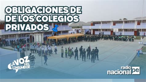 Cuáles son las OBLIGACIONES de los COLEGIOS PRIVADOS en el PERÚ YouTube