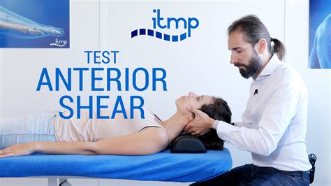 Comment R Aliser Le Anterior Shear Test Institut De Th Rapie