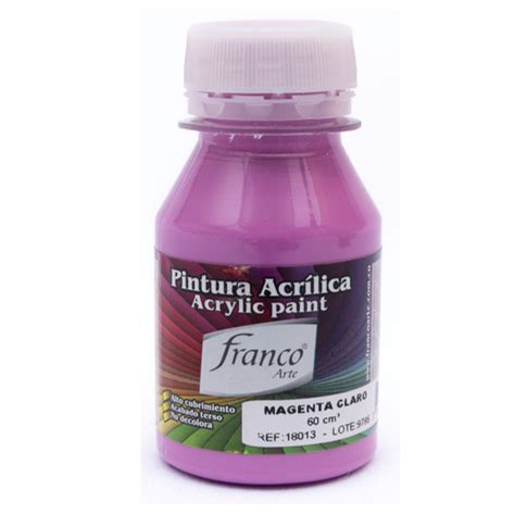 PINTURA AL FRIO FRANCO X60 ML MAGENTA CLARO 55