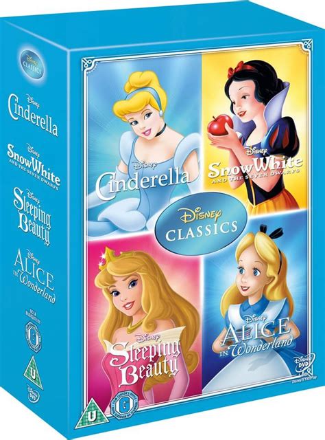 Disney Classics Timeless Classics 4 DVD Snow White Cinderella