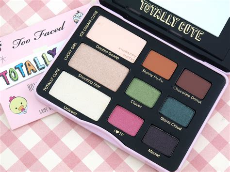 Too Faced Totally Cute Eyeshadow Palette Review And Swatches The