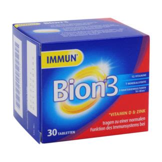 Bion 3 Immun Tabletten 30 Stk Esplanade Apotheke