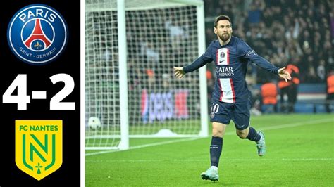 Makin Mateng Duet Messi Dan Mbappe Psg Vs Fc Nantes 5 3 2023 League