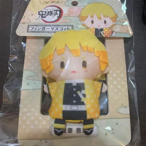 Demon Slayer Kimetsu No Yaiba Zenitsu Finger Plush Doll Mascot £2850